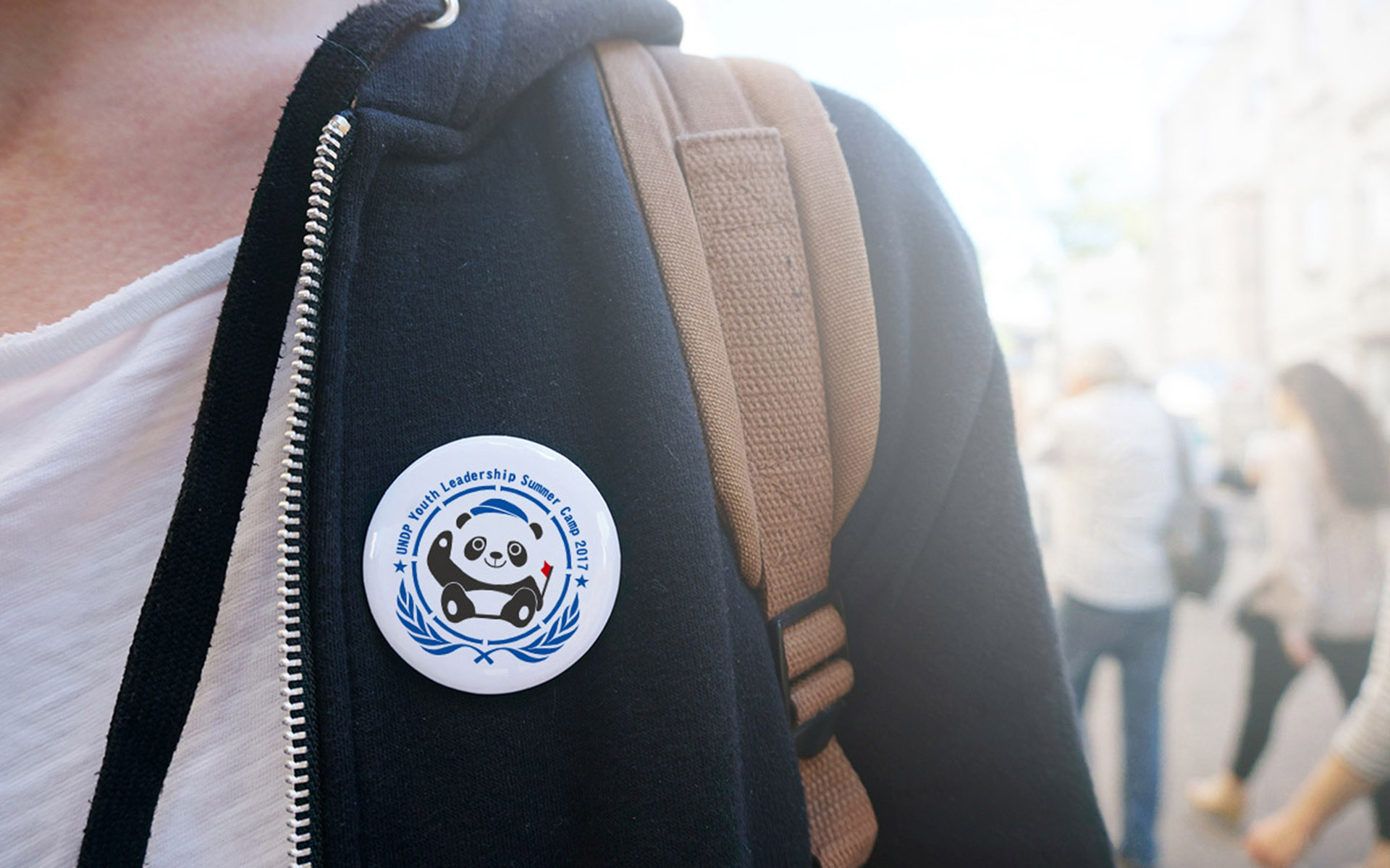 联合国开发计划署熊猫夏令营LOGO-徽章